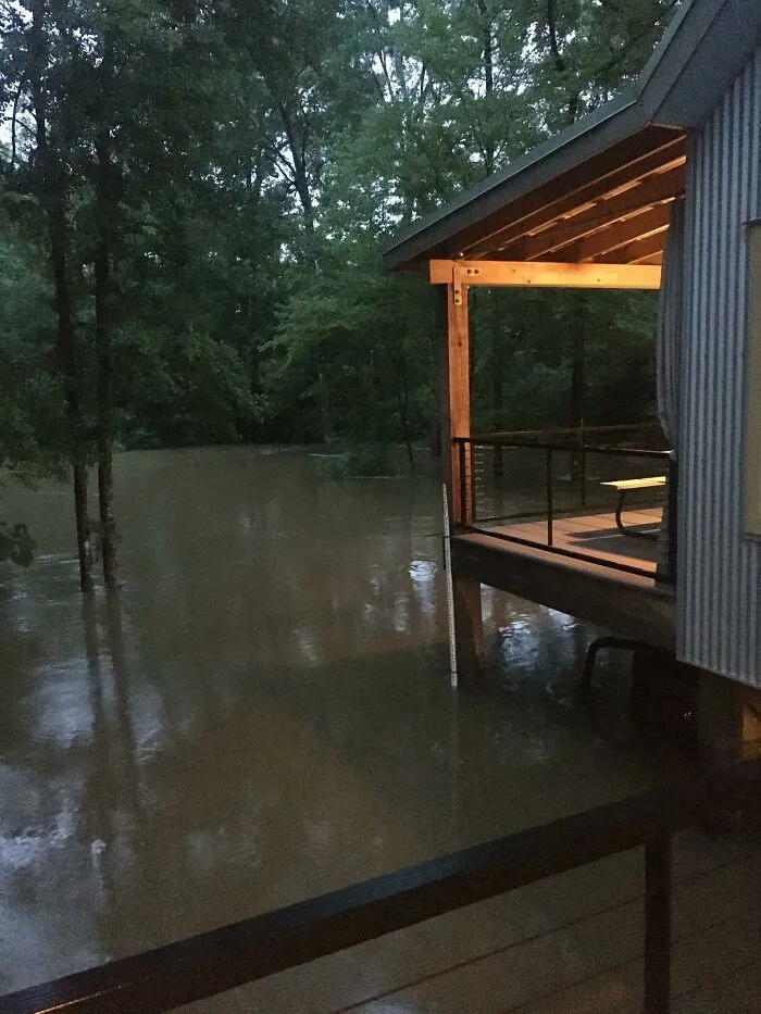 Parked My Jeep Under The Porch To Keep It Out Of The Weather