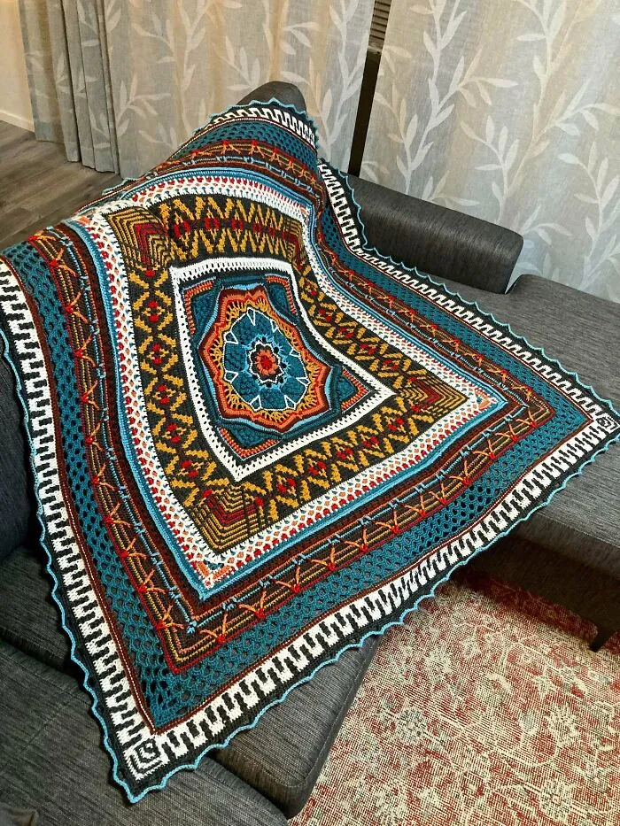 This Blanket Pulled Me In Like Nothing Else - I Finished It In Just 8 Days And Can't Believe I Made It!