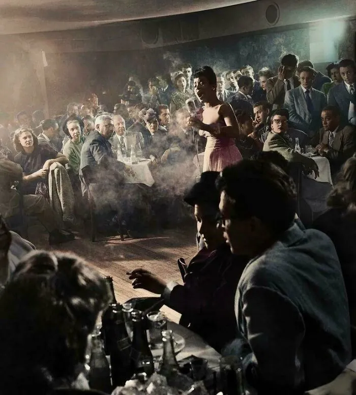 Billie Holiday Performing "Strange Fruit" In NYC's First Ever Integrated Club, 1939
