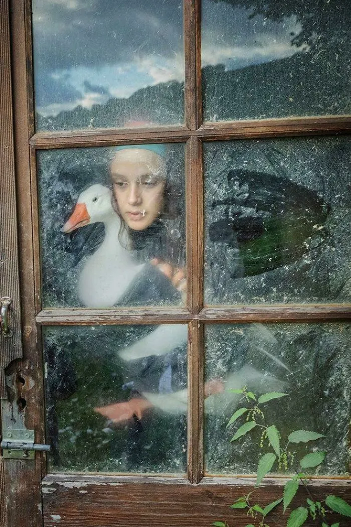 Girl With Goose