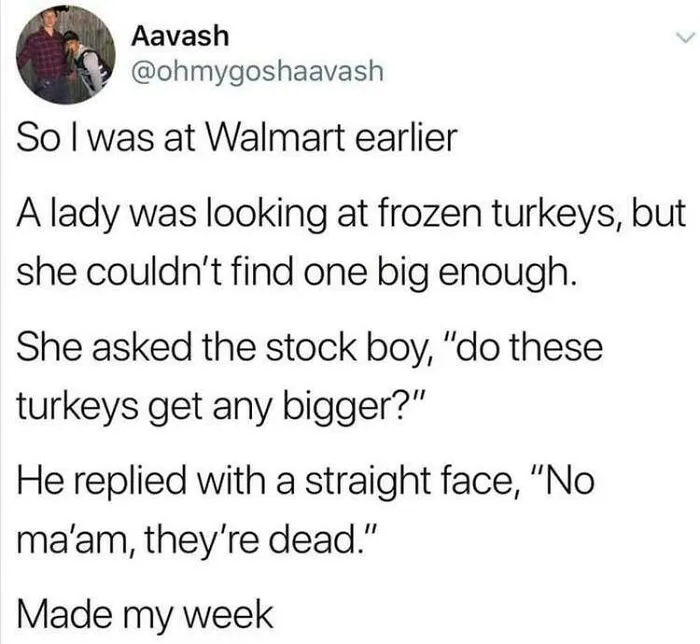 Dead Turkeys Don't Grow