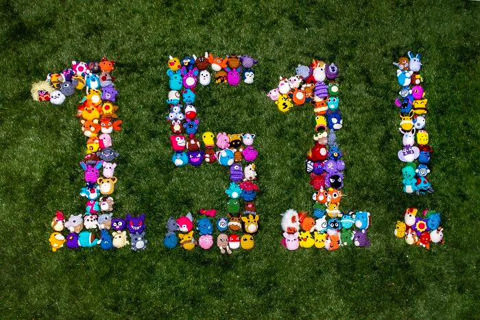 ¡Por fin está hecho, he tejido todos los pokemon de la generación 1!