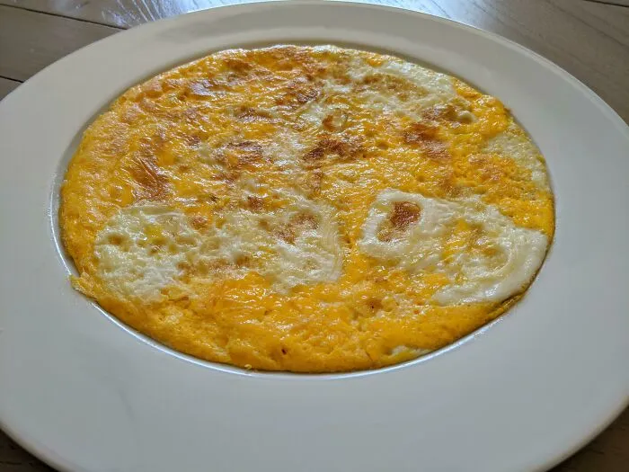 My Omelette Du Fromage Accidentally Fits My Plate