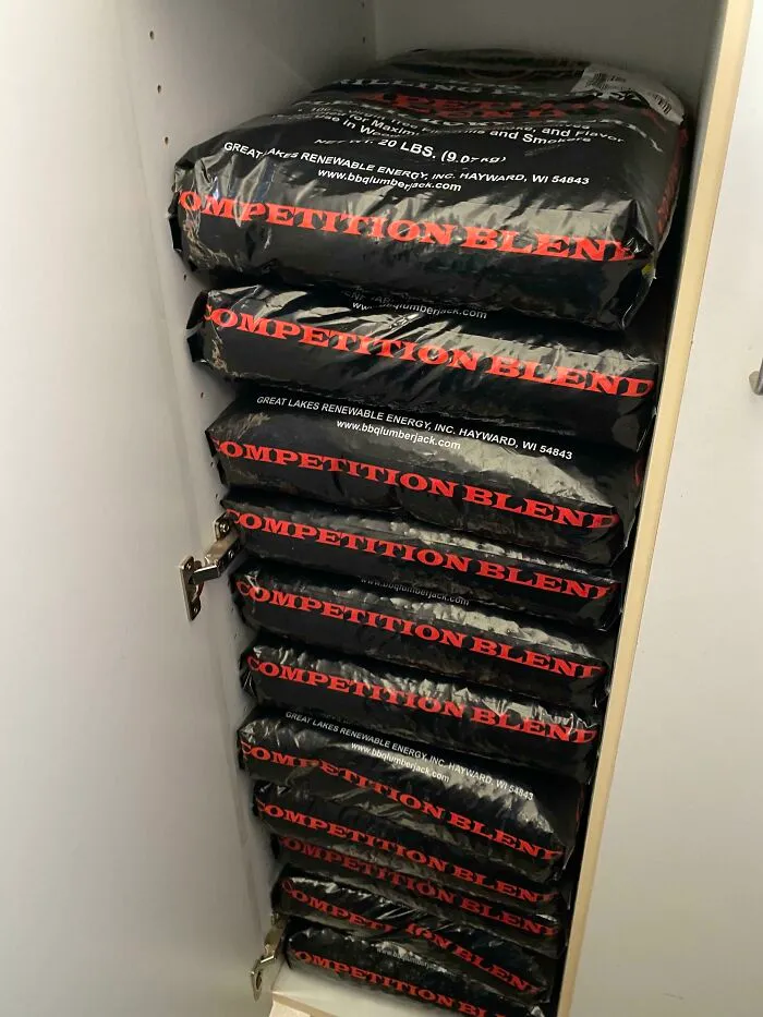 Stocking Up On Wood Pellets For The Season, And This Was Extremely Satisfying