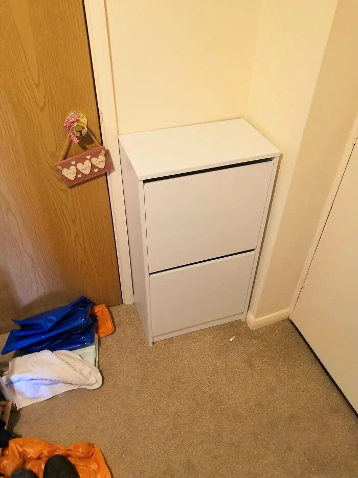 We Had A Vague Idea Of The Space, But The Cupboard Fit Perfectly Into It! Safe To Say I'm Very Relieved