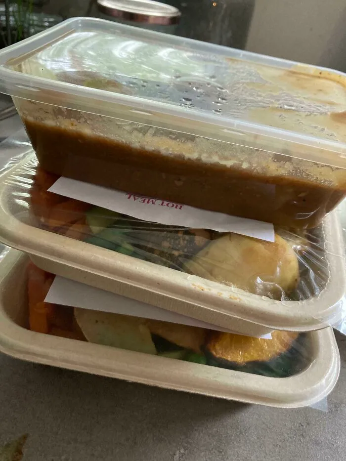 Le dije a la señora de la comida a domicilio que me encantaba su salsa. Me alegró el día