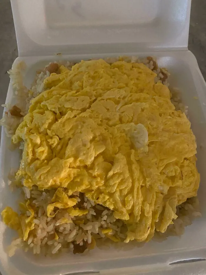 Asked For Extra Egg With My Fried Rice...