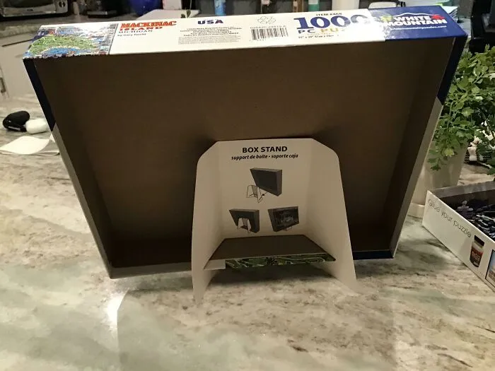 This Puzzle Comes With A Stand To Hold The Box Up