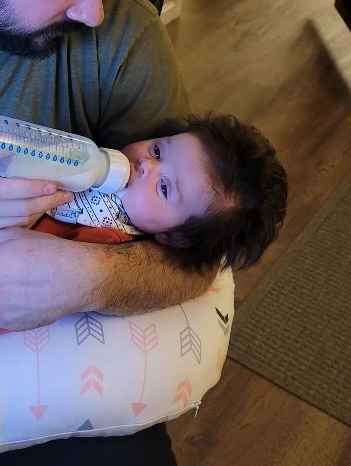 The Amount Of Hair My Daughter Had At 2 Months Old