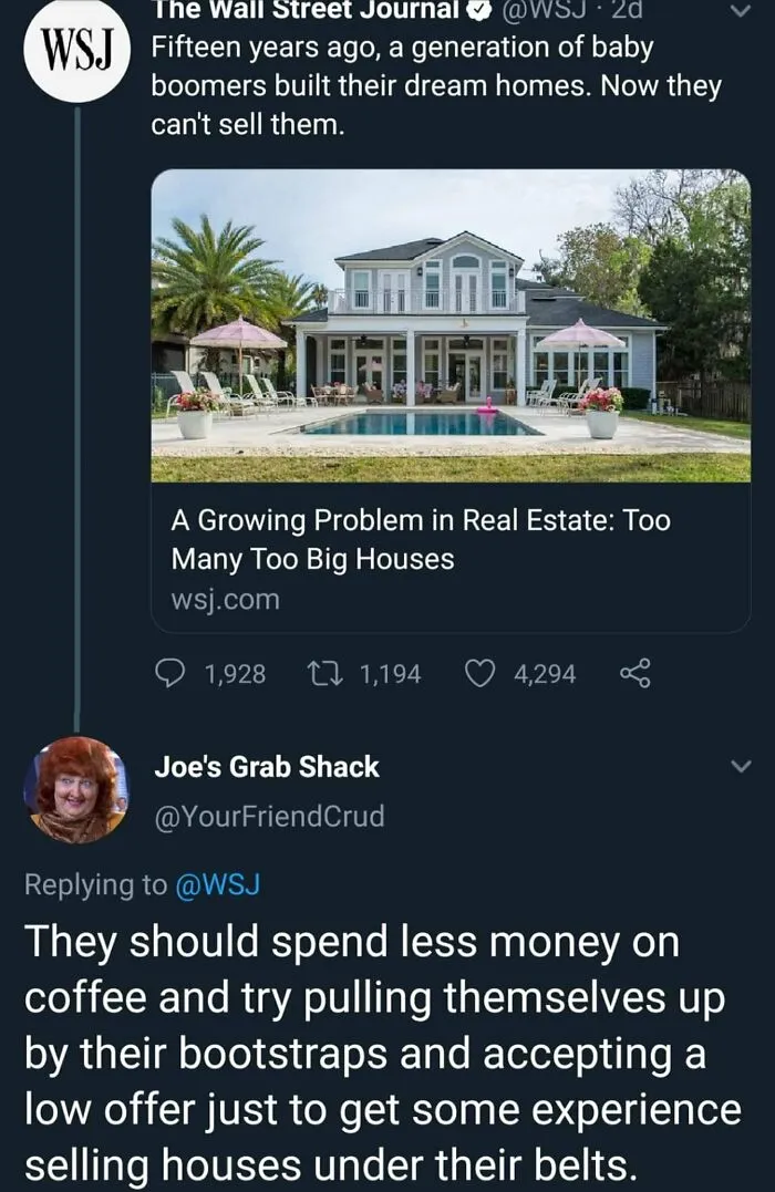 That Generation Just Doesn't Have Their Priorities Straight