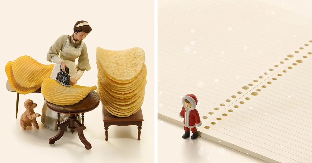 Este artista ha creado dioramas en miniatura cada día durante los últimos siete años