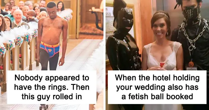 50 Of The Funniest Moments From Weddings That Made Them Even More Special