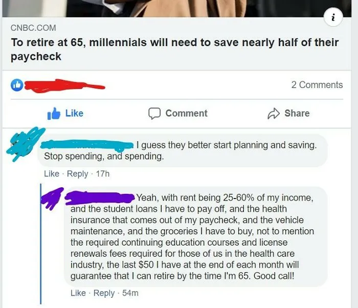 Save Half Your Paycheck, Regardless Of Whatever Else You Have To Pay For, Regardless Of What You Earn, I Guess