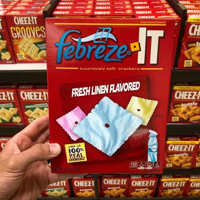 40 Satirical Packages Of Common Grocery Items By Doctor Photograph