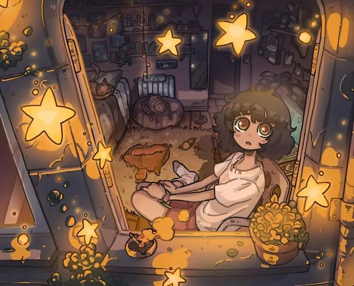 This Artist Creates Weirdly Cozy Illustrations That Are Creepy At The Same Time (40 Pics)