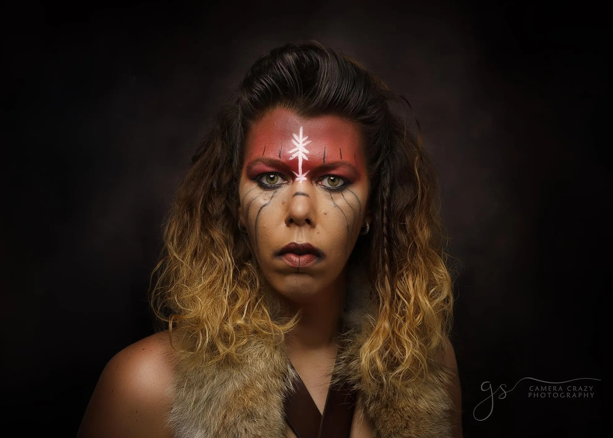 I Did Self-Portraits Of Myself In Makeup