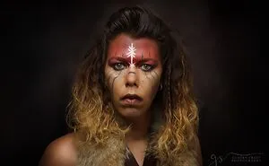 I Did Self-Portraits Of Myself In Makeup