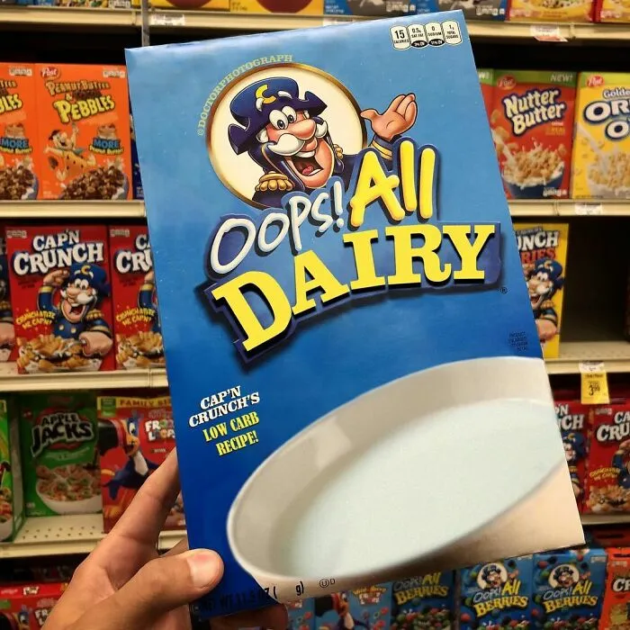 40 Satirical Packages Of Common Grocery Items By Doctor Photograph