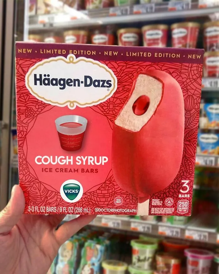 40 Satirical Packages Of Common Grocery Items By Doctor Photograph