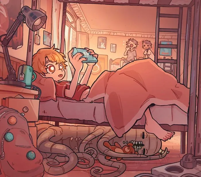 This Artist Creates Weirdly Cozy Illustrations That Are Creepy At The Same Time (40 Pics)
