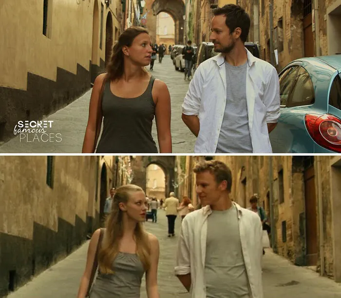 Visitamos “Cartas a Julieta” en Siena, y Christopher Egan compartió nuestra foto en su historia