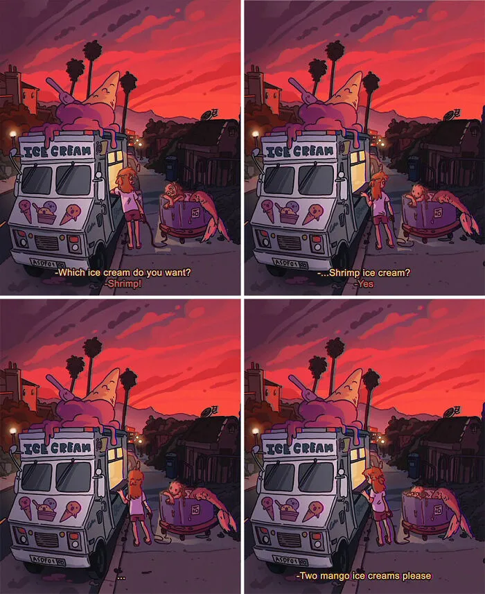 This Artist Creates Weirdly Cozy Illustrations That Are Creepy At The Same Time (40 Pics)