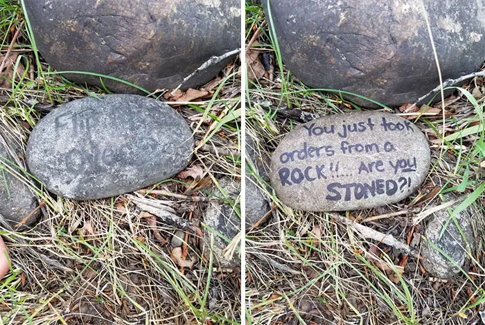 Un huevo de pascua que encontré fuera del Airbnb en el que estuve este fin de semana