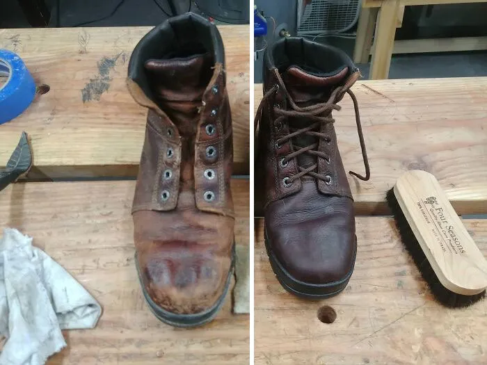 Anuncio de servicio público: es hora de engrasar las botas de cuero