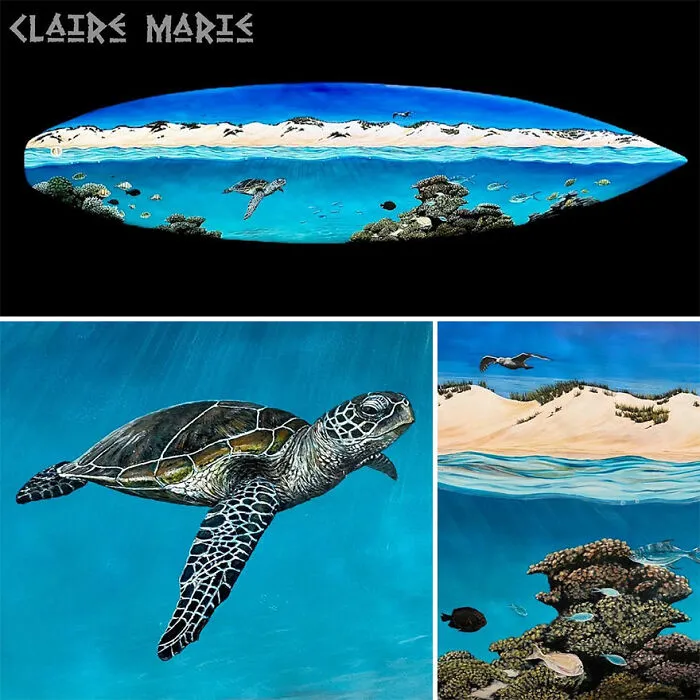 I Create Pieces Of Art On Old Surfboards That Were Destined For The Landfill (25 Pics)