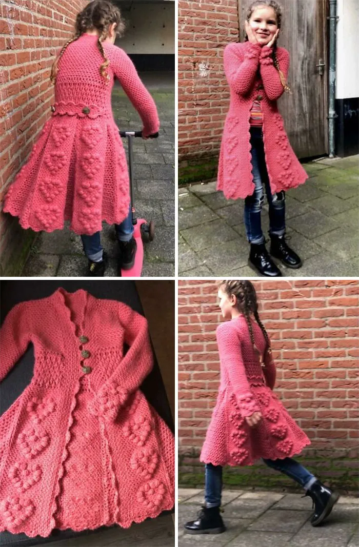 I Designed This Cardigan For My Little Girl