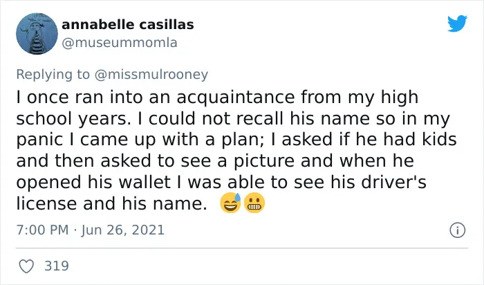 25 Genius And Questionable Ways People Tried To Find Out Someone’s Name After Forgetting It, As Shared In This Viral Twitter Thread 