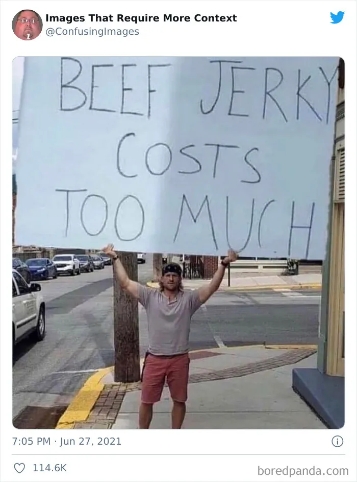 30 Funny And Confusing Pics Posted By The "Images That Require More Context" Twitter Page