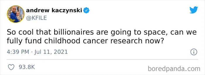 'They Could End World Hunger But Instead They Race For Space': 30 Of The Most Honest Reactions To The Billionaire Space Race