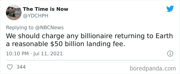 'They Could End World Hunger But Instead They Race For Space': 30 Of The Most Honest Reactions To The Billionaire Space Race
