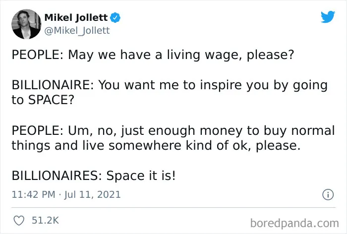 'They Could End World Hunger But Instead They Race For Space': 30 Of The Most Honest Reactions To The Billionaire Space Race