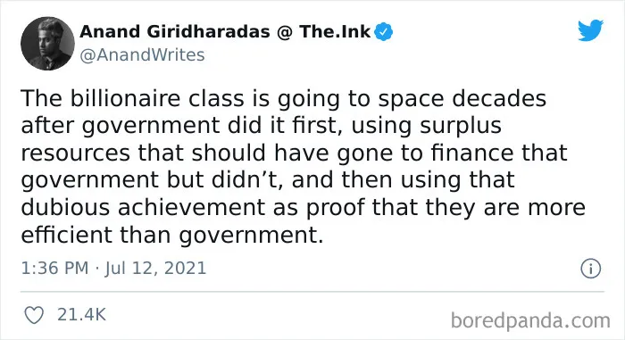 'They Could End World Hunger But Instead They Race For Space': 30 Of The Most Honest Reactions To The Billionaire Space Race