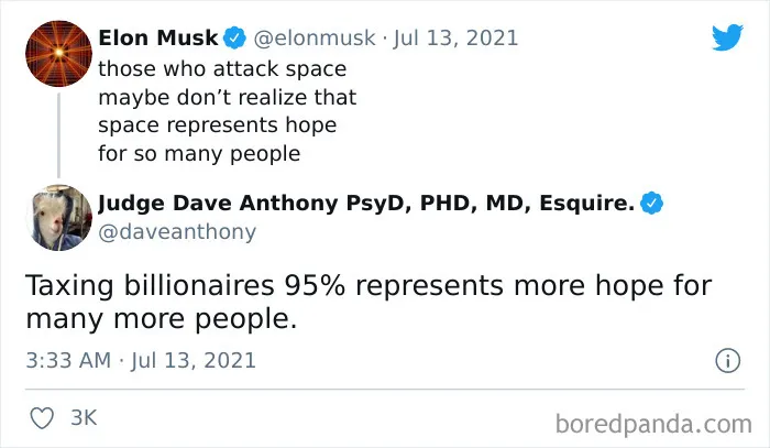 'They Could End World Hunger But Instead They Race For Space': 30 Of The Most Honest Reactions To The Billionaire Space Race