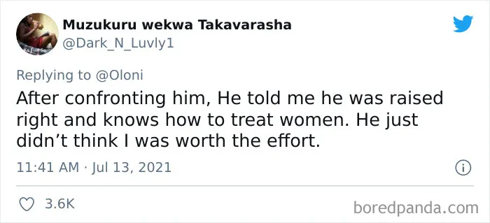 Women Share What Made Them Realize Their Boyfriend Or Husband Didn't Even Like Them (30 Tweets)