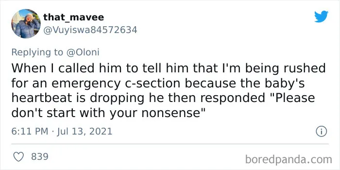 Women Share What Made Them Realize Their Boyfriend Or Husband Didn't Even Like Them (30 Tweets)
