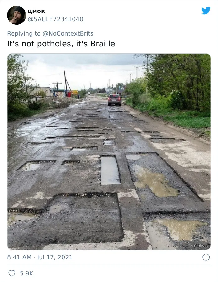 People Share The Worst Roads In Their Countries After Brit ‘Complains’ About A Potholed Street And Here Are 43 Of The Scariest Ones