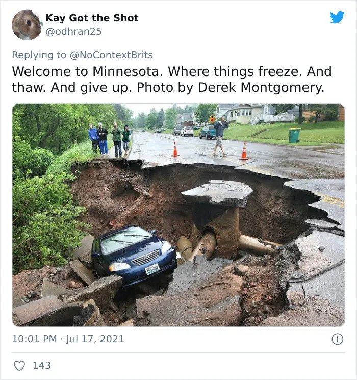 People Share The Worst Roads In Their Countries After Brit ‘Complains’ About A Potholed Street And Here Are 43 Of The Scariest Ones
