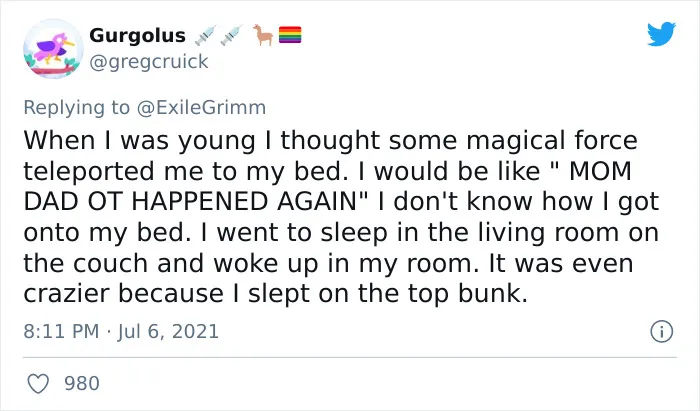 People Are Cracking Up At These 35 Nonsensical Beliefs These Twitter Users Had As Kids