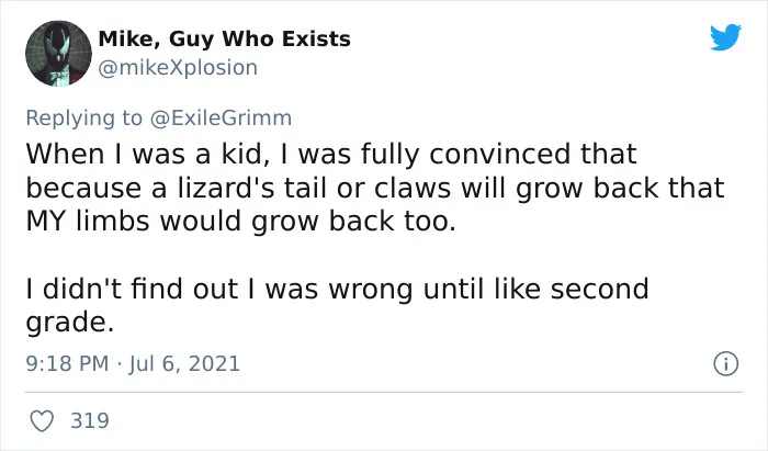People Are Cracking Up At These 35 Nonsensical Beliefs These Twitter Users Had As Kids