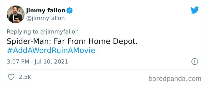 Jimmy Fallon Asks People To Ruin Movies With One Word And They Deliver 30 Hilarious Responses