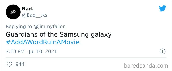 Jimmy Fallon Asks People To Ruin Movies With One Word And They Deliver 30 Hilarious Responses
