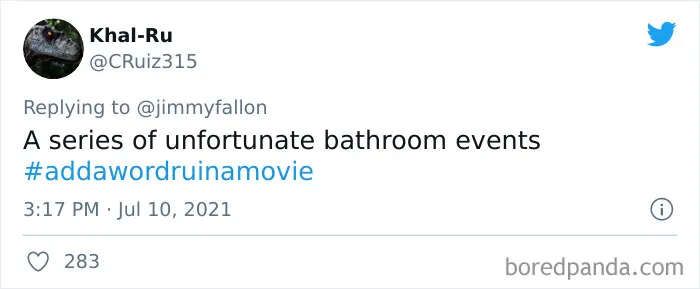 Jimmy Fallon Asks People To Ruin Movies With One Word And They Deliver 30 Hilarious Responses