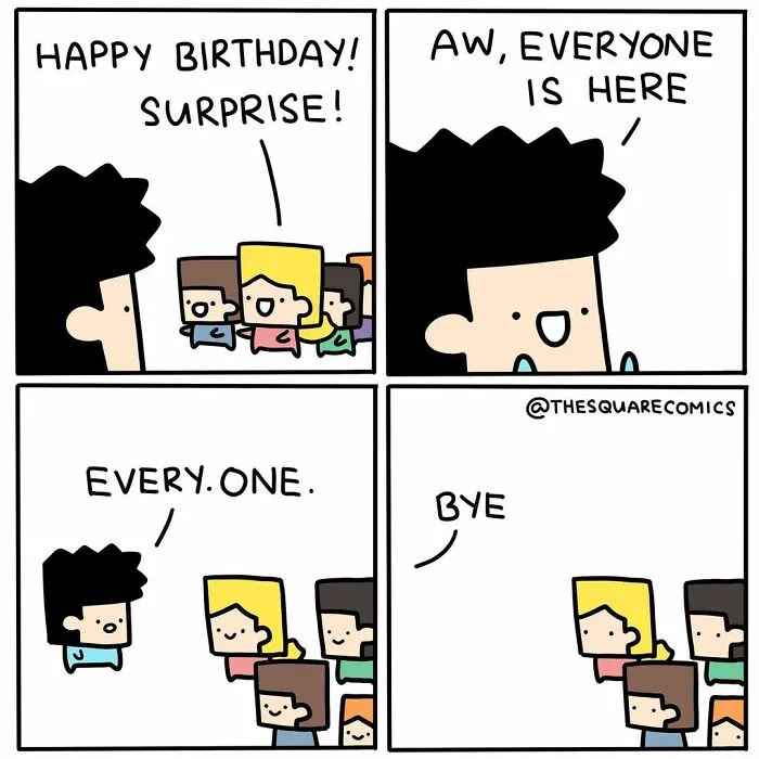 30 Comics That Are Perfect For People Who Have A Dark Sense Of Humor By The Square Comics (New Pics)