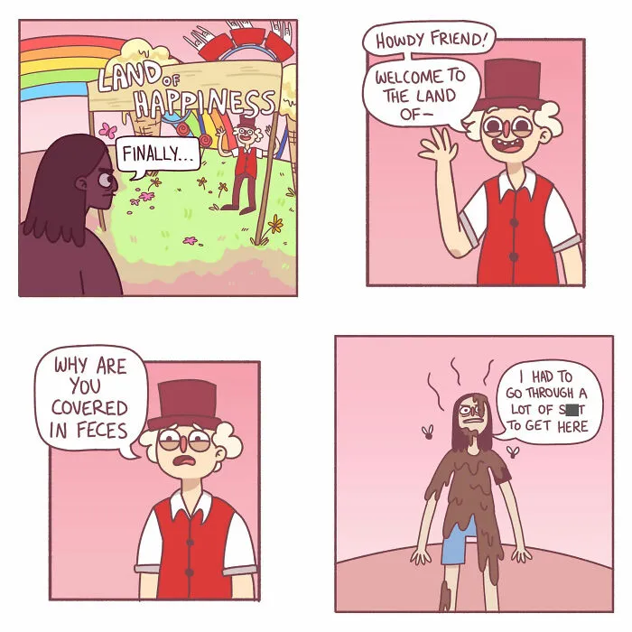 40 Relatable And Funny Comics This Artist Creates About Her Life, Mental Issues And Other Situations