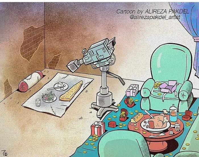 Este artista lanza una mirada crítica a la sociedad moderna y llama la atención sobre los problemas del mundo actual con sus ilustraciones que invitan a la reflexión