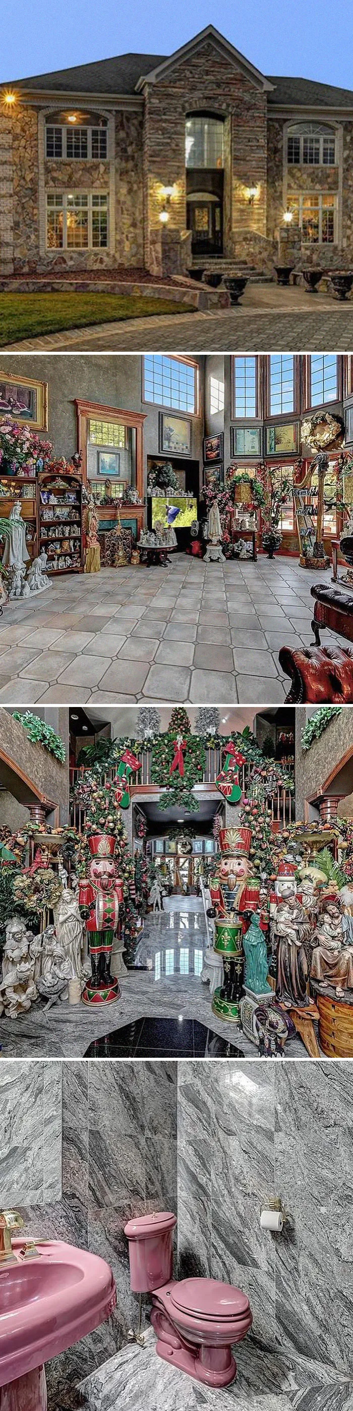 Puedo sentir el lazo de la Navidad empezar a apretar ... 1 Rivers Edge Dr., Colts Neck, New Jersey
